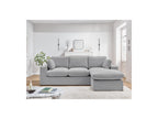 Belair - Canapé D'Angle Fixe Réversible Compact - Tissu