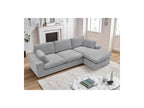 Belair - Canapé D'Angle Fixe Réversible Compact - Tissu