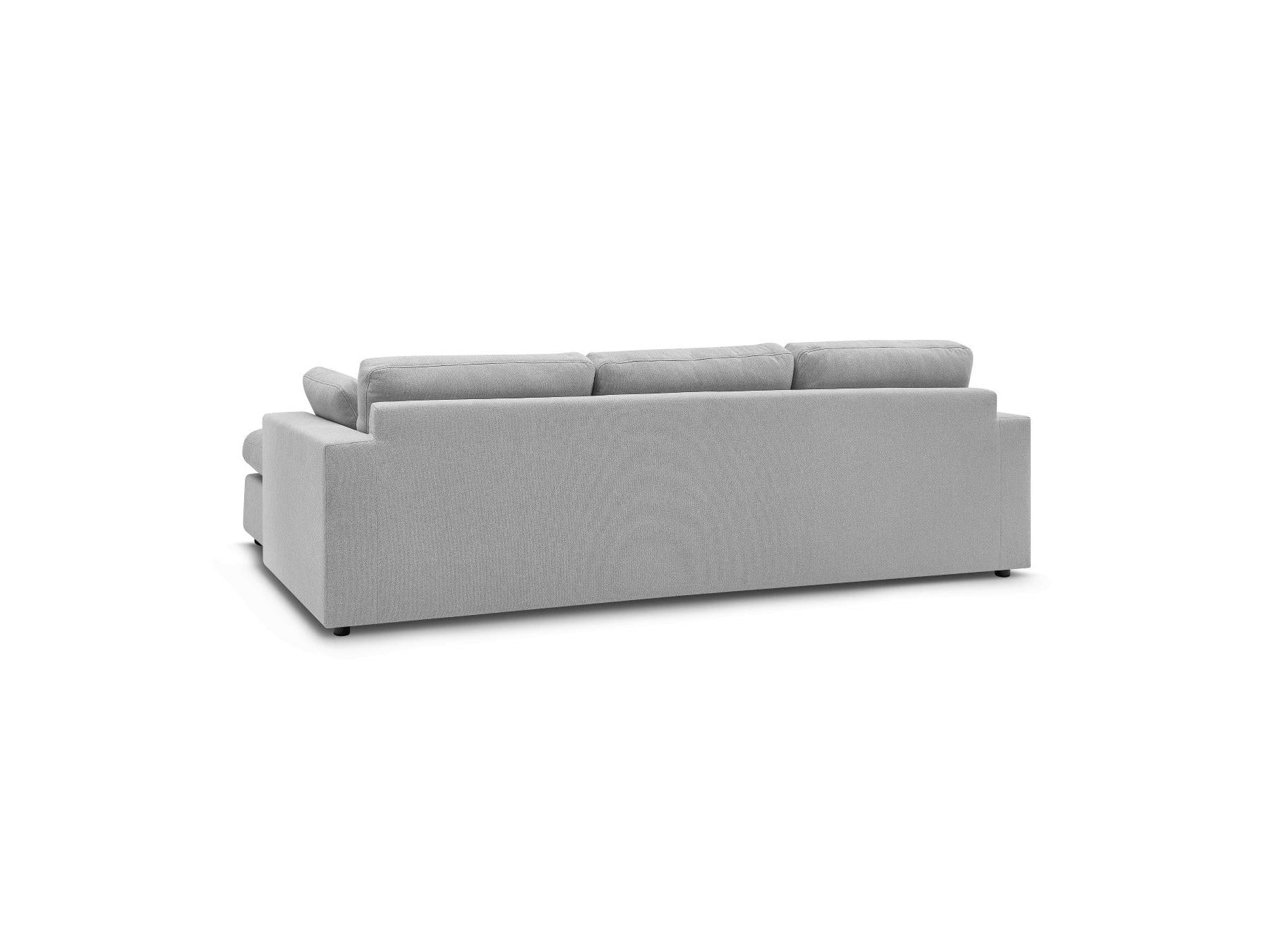 Belair - Canapé D'Angle Fixe Réversible Compact - Tissu
