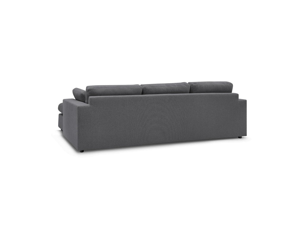 Belair - Canapé D'Angle Fixe Réversible Compact - Tissu