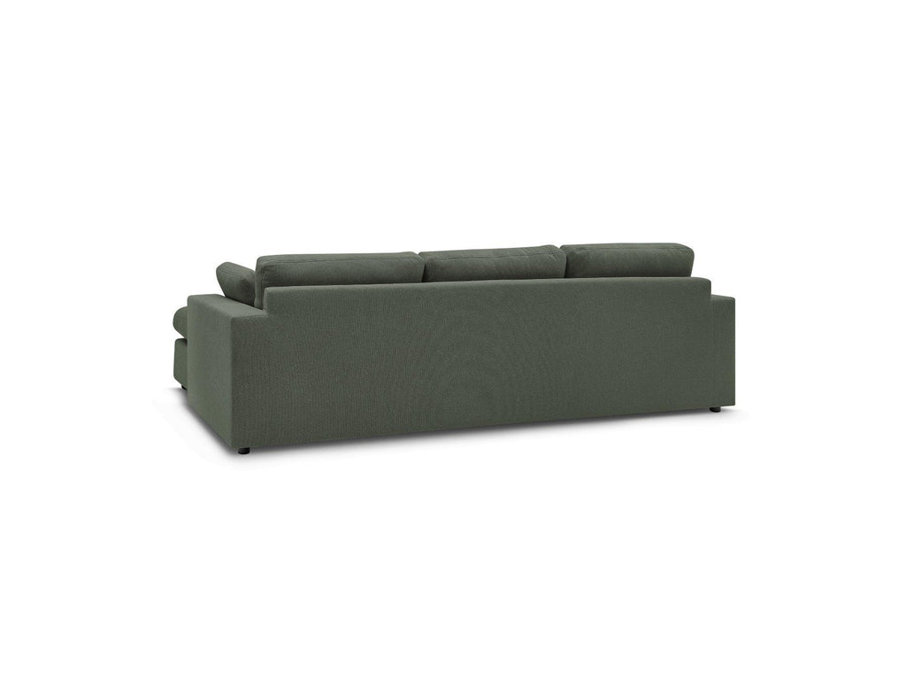 Belair - Canapé D'Angle Fixe Réversible Compact - Tissu