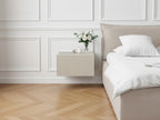 Kasha - Set Of 2 Wall-Mounted Bedside Tables With Drawer