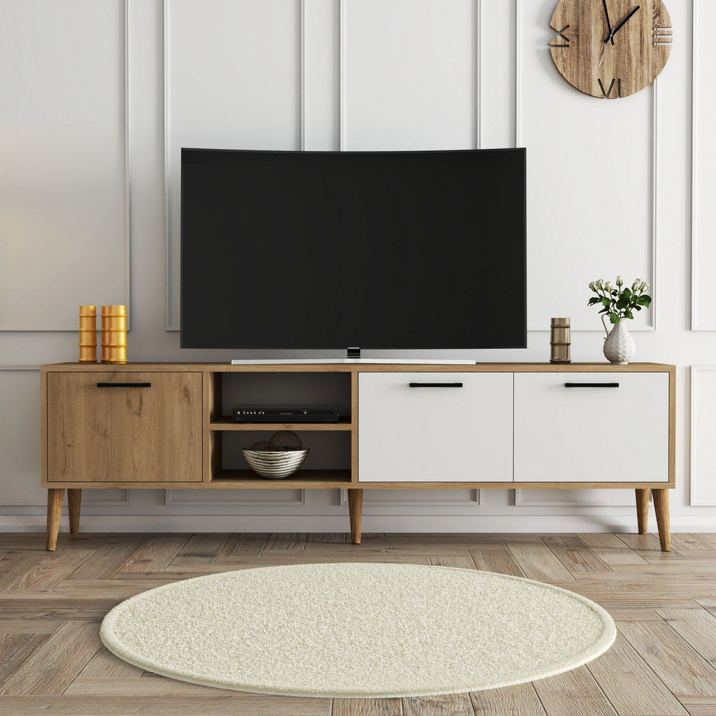 Muebles de TV Exxen - Roble / Blanco