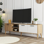Muebles de TV Exxen - Roble / Blanco