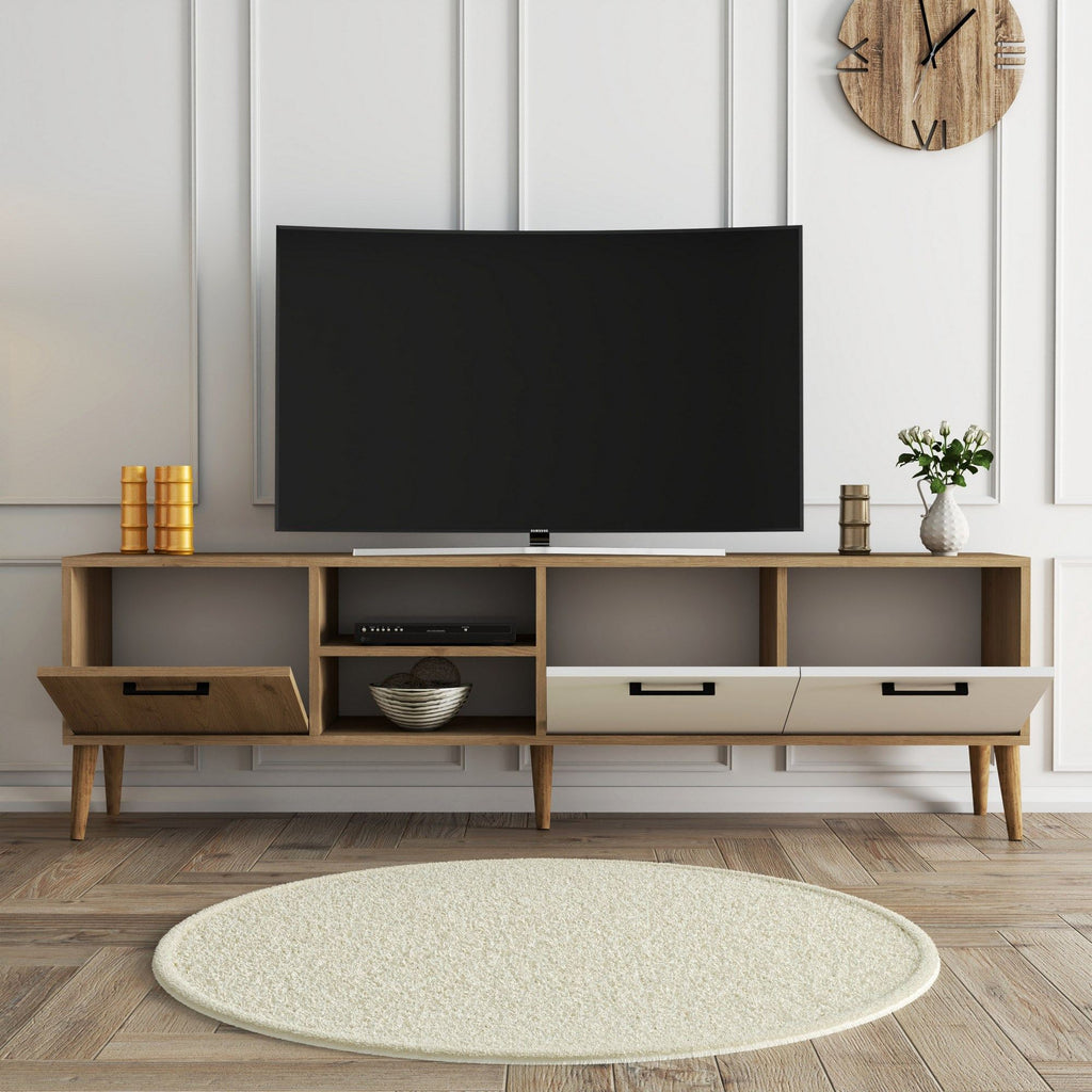 Muebles de TV Exxen - Roble / Blanco
