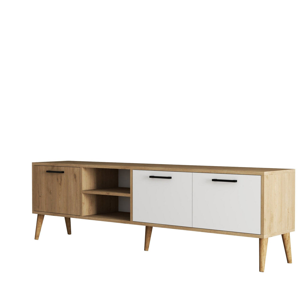 Muebles de TV Exxen - Roble / Blanco
