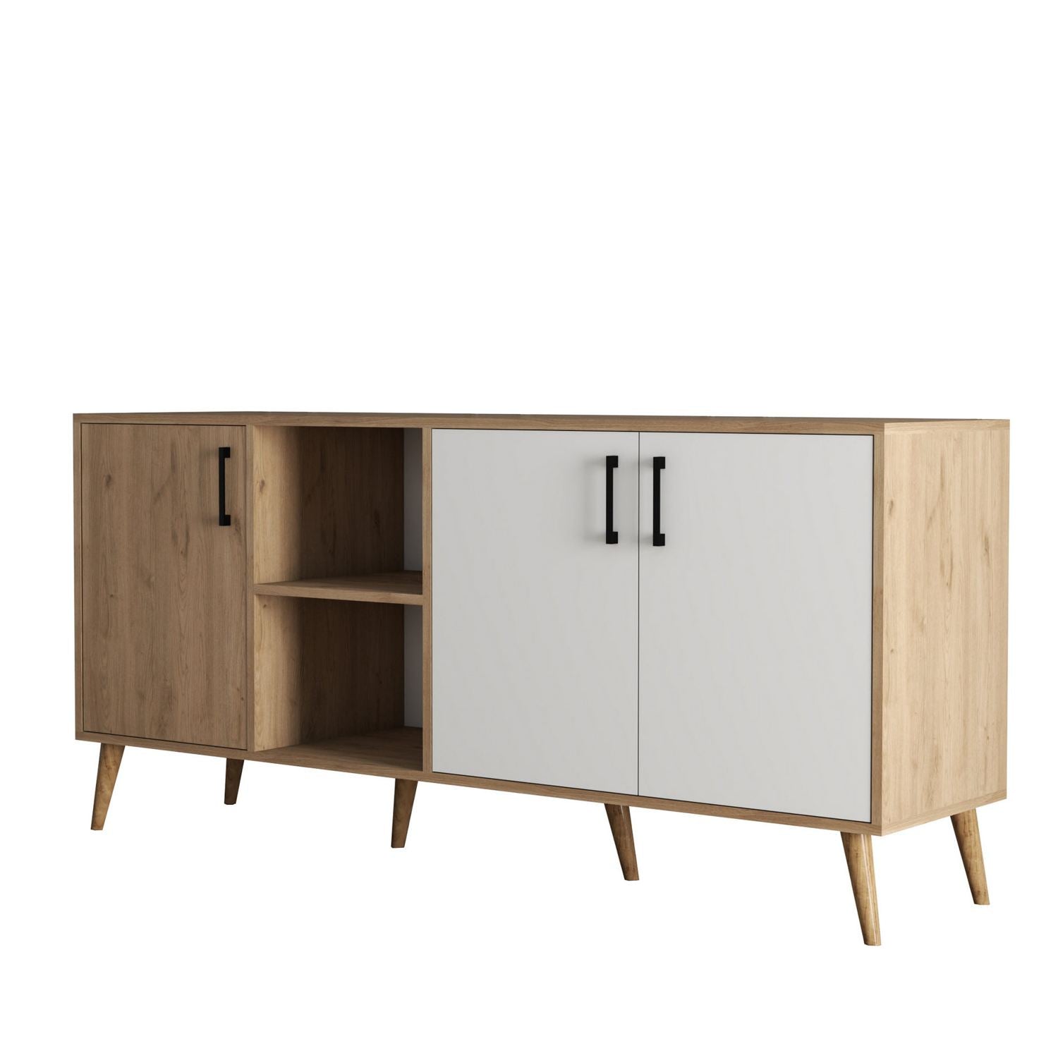 Console Tables Exxen - Oak / White