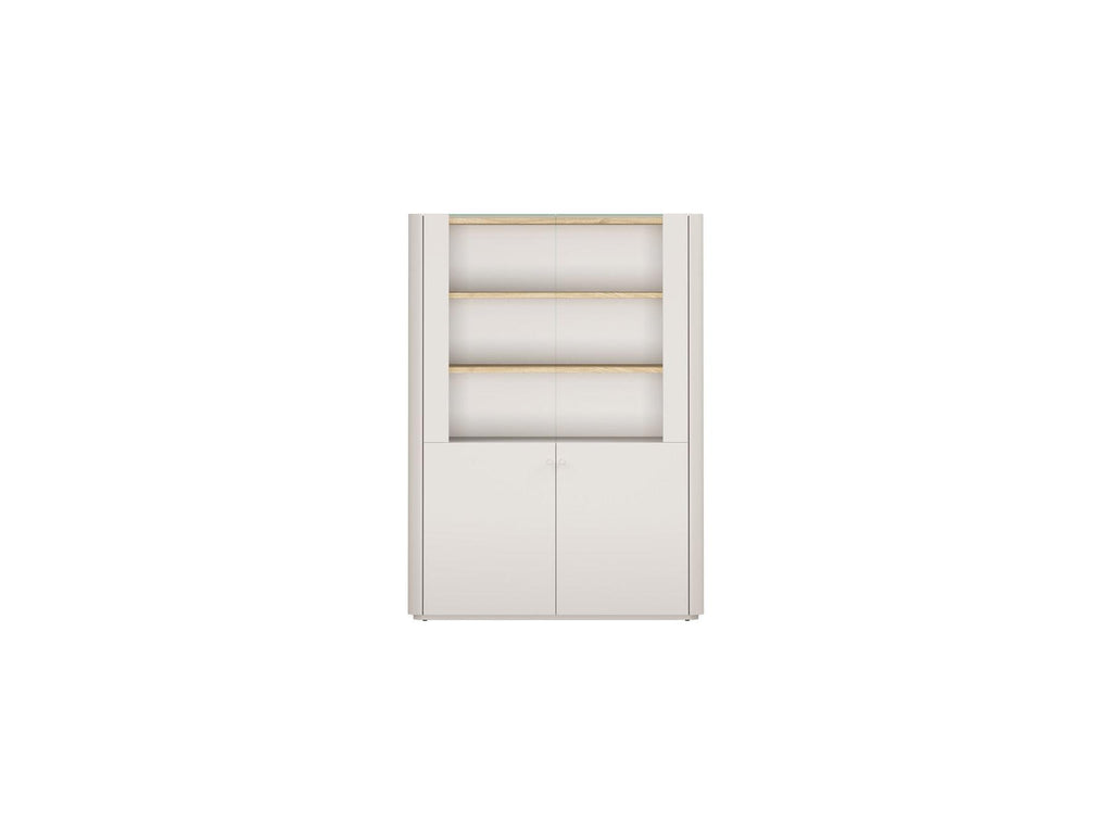 Anyra - Meuble Vitrine 2 Portes H. 138 Cm