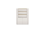 Anyra - Meuble Vitrine 2 Portes H. 138 Cm