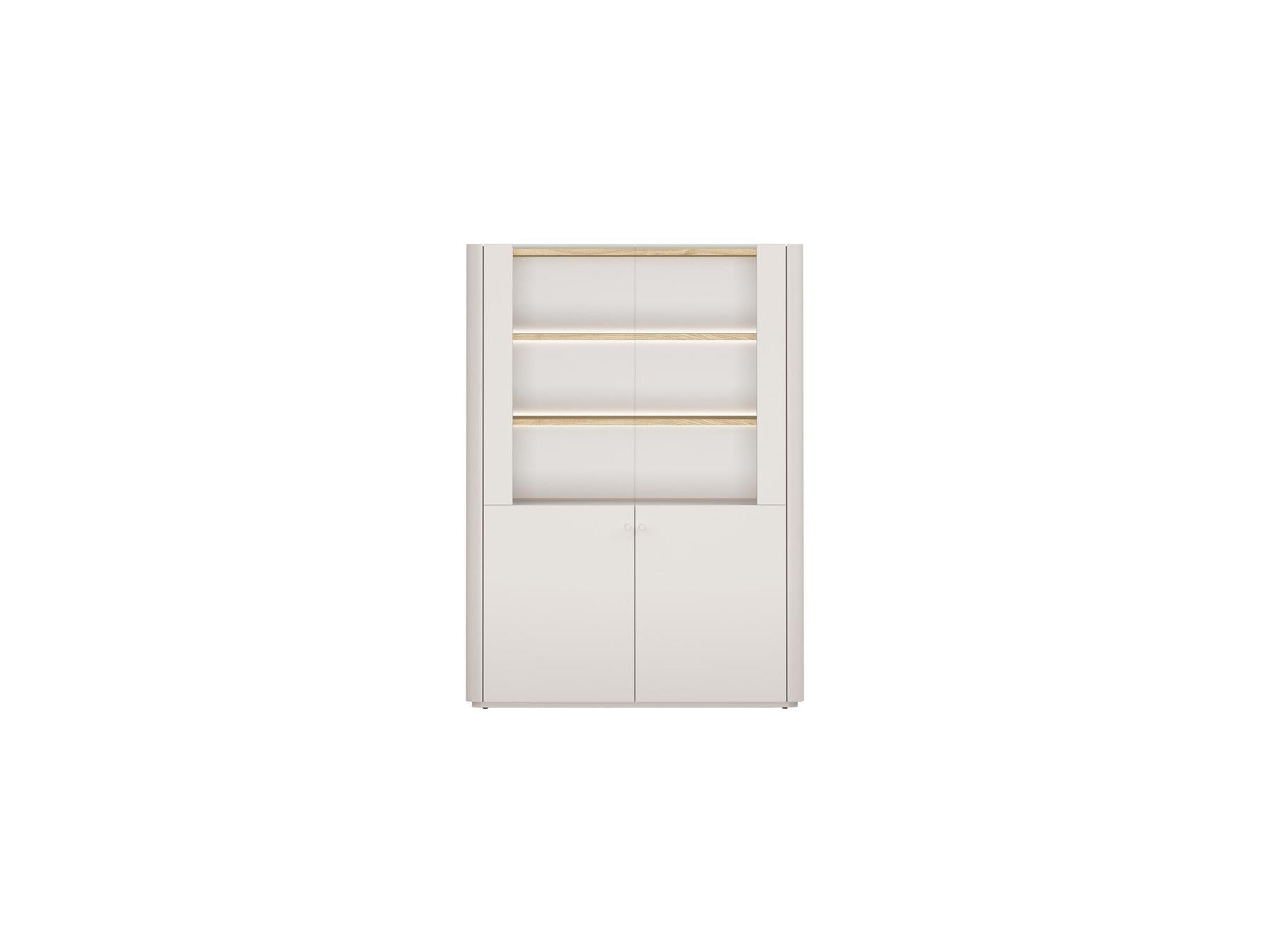 Anyra - Meuble Vitrine 2 Portes H. 138 Cm