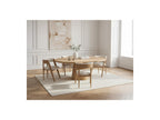 Sugiton - Table À Manger Ronde Extensible 130 À 180 Cm Placage Chêne Massif