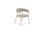 Rosa - Lot De 2 Chaises - Tissu Velours Beige