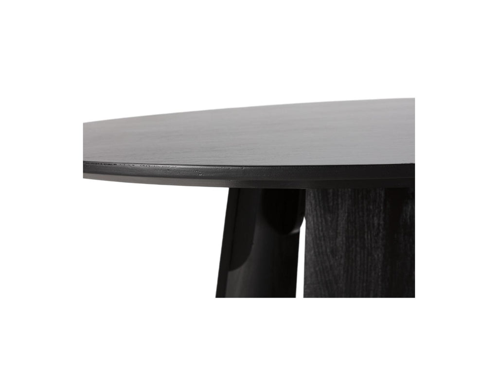 Gaston - Table À Manger Ronde - Placage Chêne
