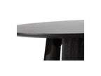 Gaston - Table À Manger Ronde - Placage Chêne