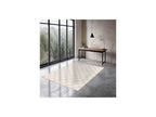 Gabrielle - Tapis Poils Ras - Motif Damier - Blanc