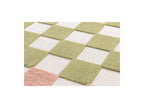 Myrlie - Low-Pile Rug - Checkerboard Pattern - Green