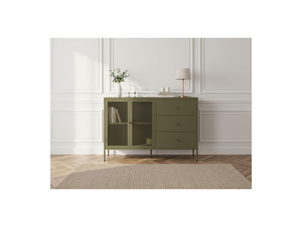 Clara - 2-Door 3-Drawer Sideboard - Metal Limited Edition