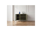 Clara - Meuble Tv 4 Portes 160 Cm Métal + Buffet 3 Portes 120 Cm Métal Édition Limitée