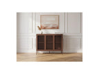 Clara - Meuble Tv 4 Portes 160 Cm Métal + Buffet 3 Portes 120 Cm Métal Édition Limitée
