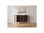 Clara - Meuble Tv 4 Portes 160 Cm Métal + Buffet 3 Portes 120 Cm Métal Édition Limitée