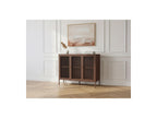 Clara - Meuble Tv 4 Portes 160 Cm Métal + Buffet 3 Portes 120 Cm Métal Édition Limitée