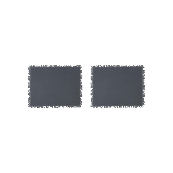 Set of 2 Nalia Placemats - Dark Grey