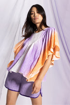 The Laurie Tie & Dye Lilac Blouse