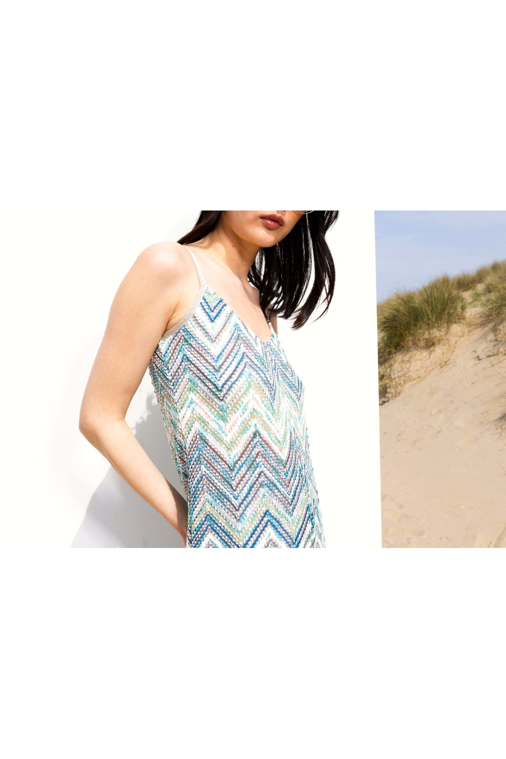 Le Jumpsuit Bonnie Zigzag Blue