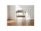 Rosa - Lot De 2 Chaises - Tissu Velours Beige