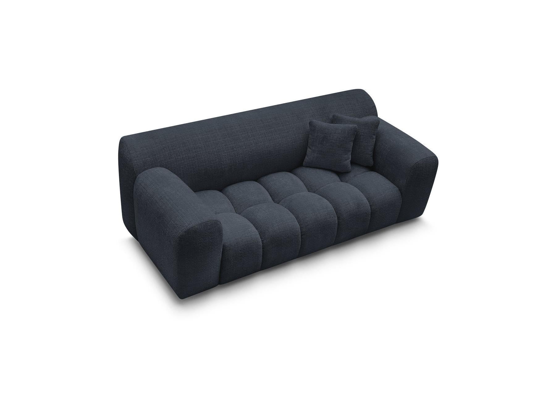 Melisse - Canapé Droit Fixe 2 Places - Tissu Texturé