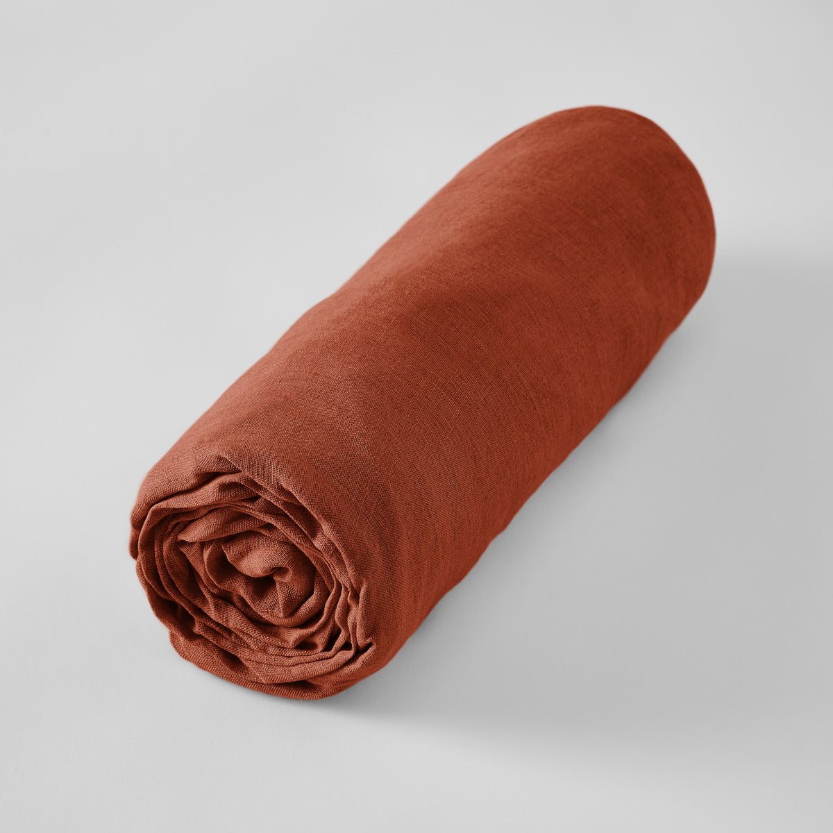 Soline - Dra-på-lakan - Tvättat linne - Paprika