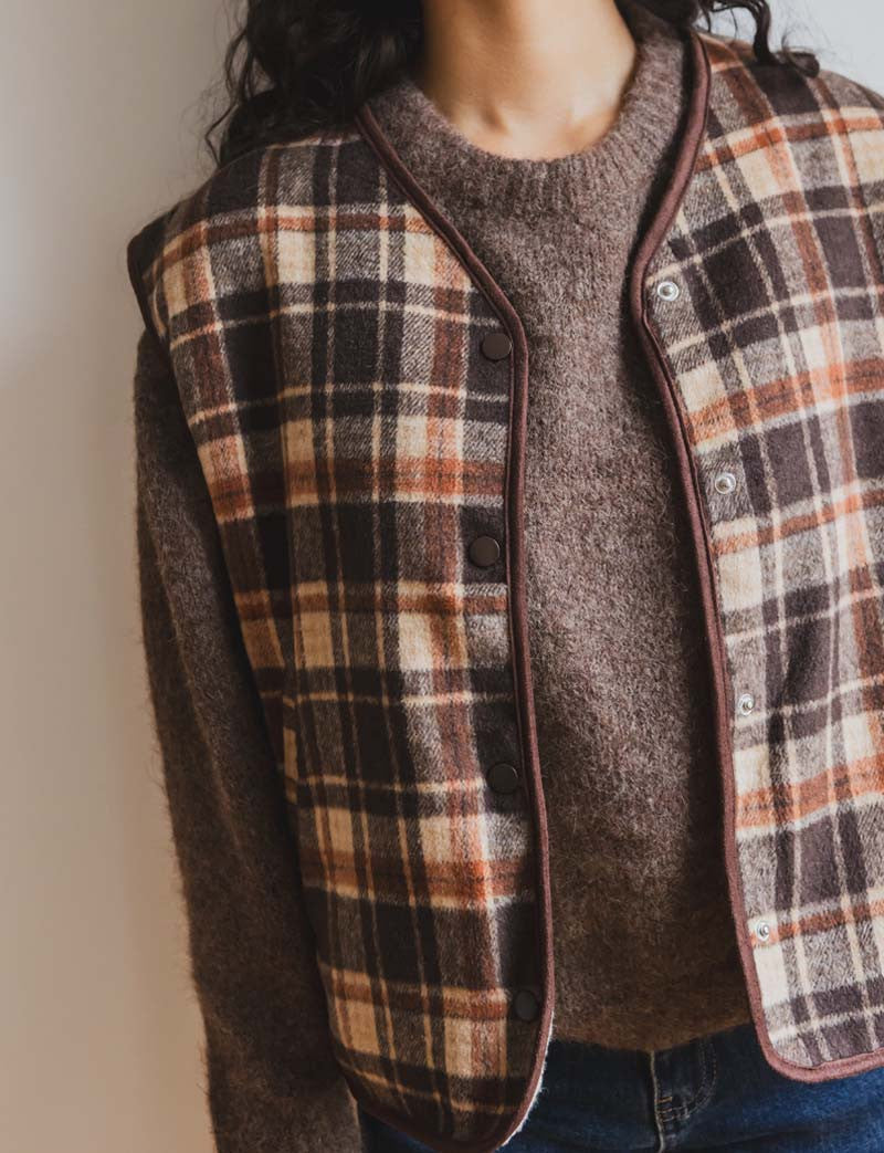 Gilet À Carreaux Varen