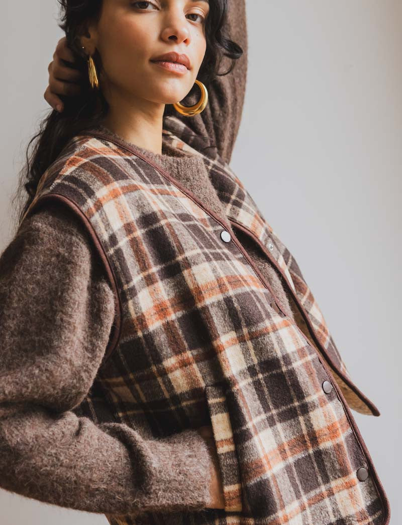 Gilet À Carreaux Varen