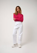 Pull Col Rond - Ecrin - Rose