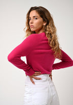 Pull Col Rond - Ecrin - Rose