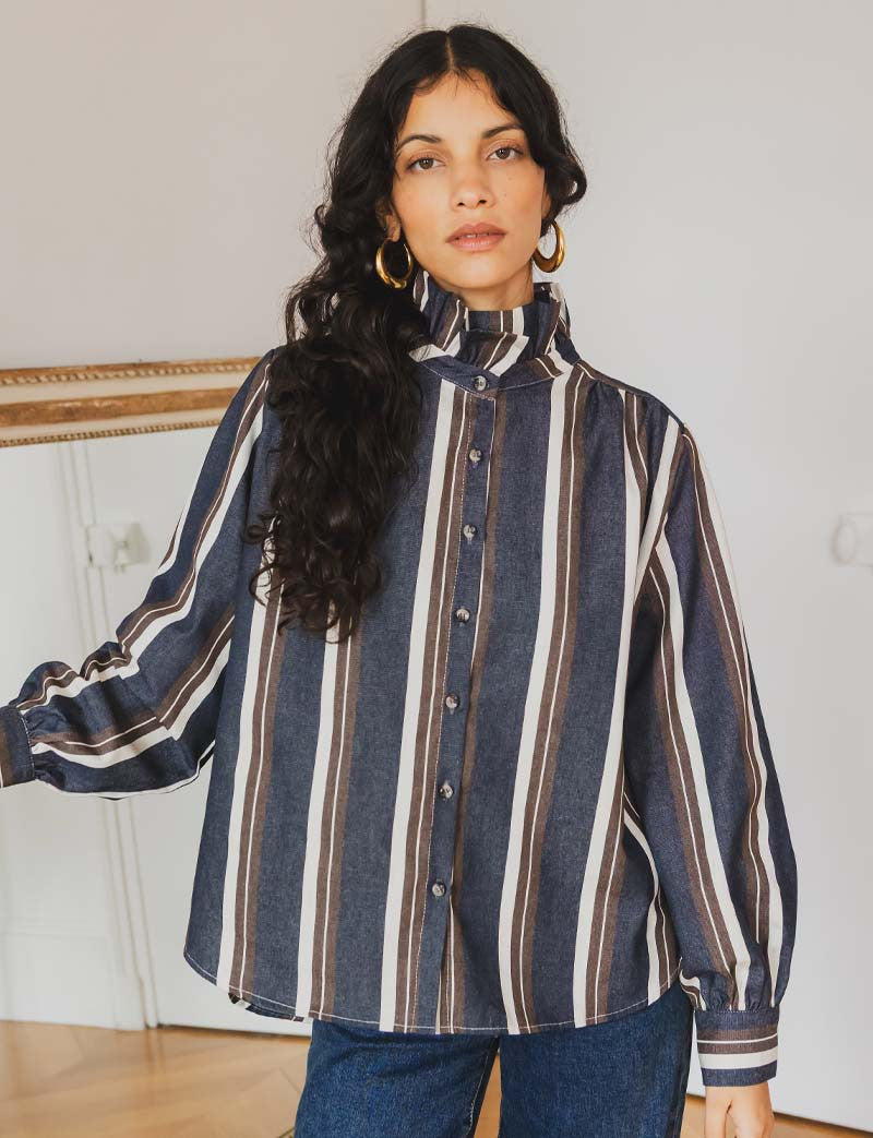 Gestreepte Blouse Jeren