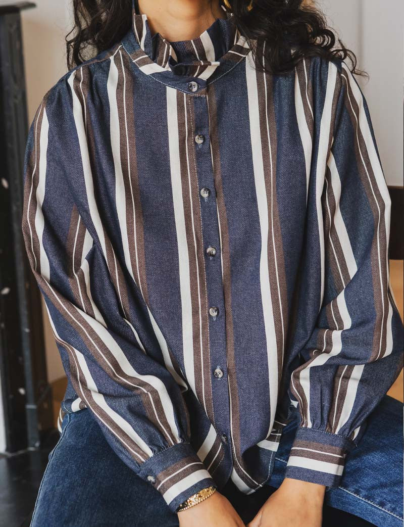 Gestreepte Blouse Jeren