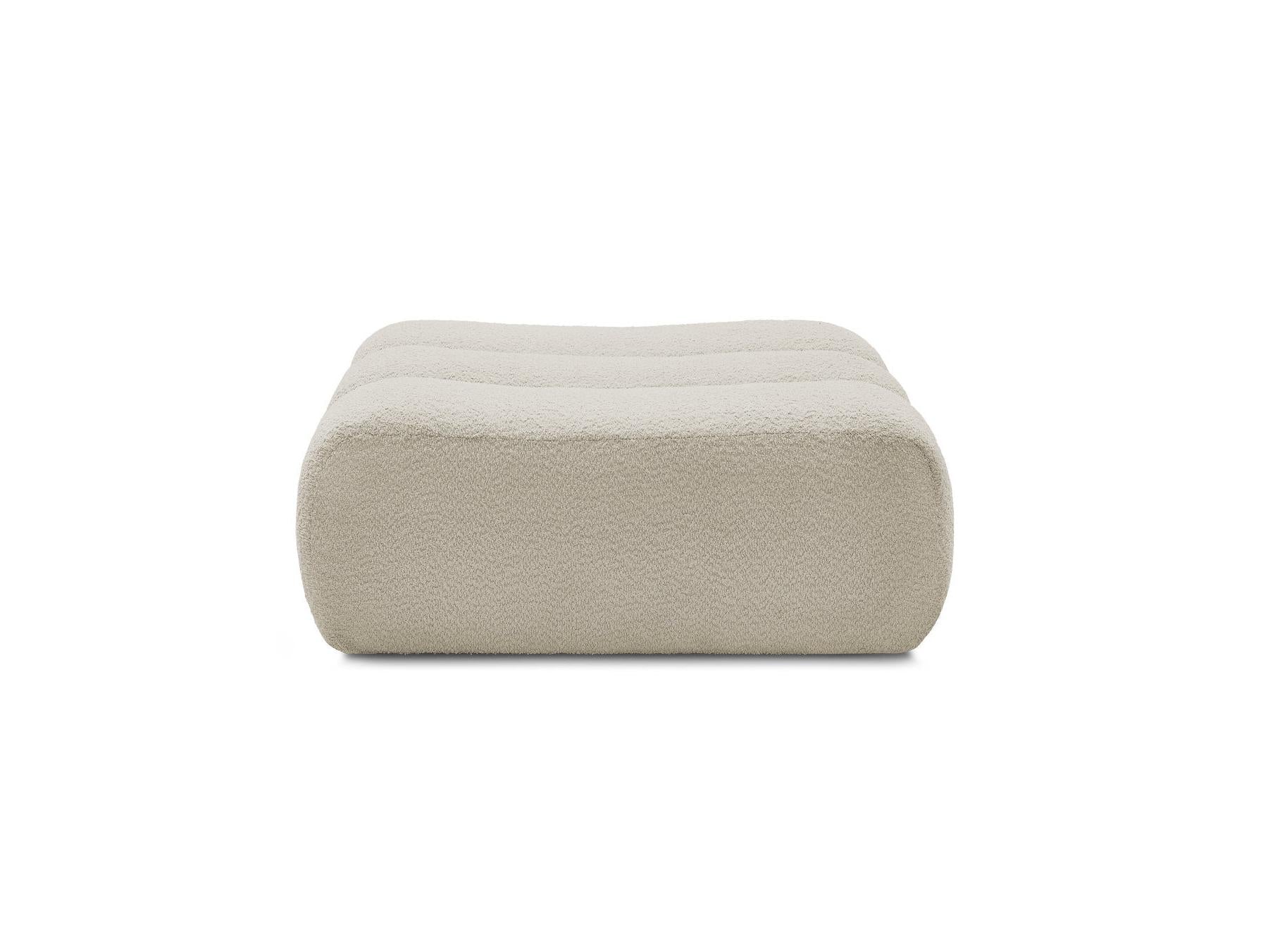Azra - Footstool - Bouclé Fabric
