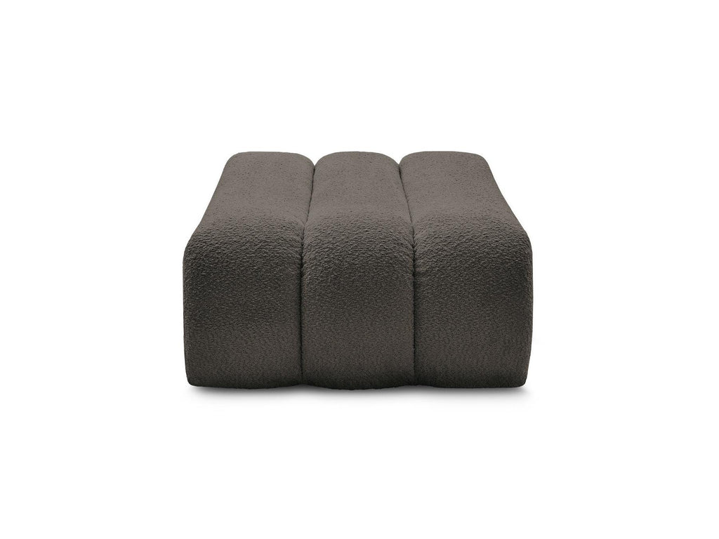 Azra - Footstool - Bouclé Fabric