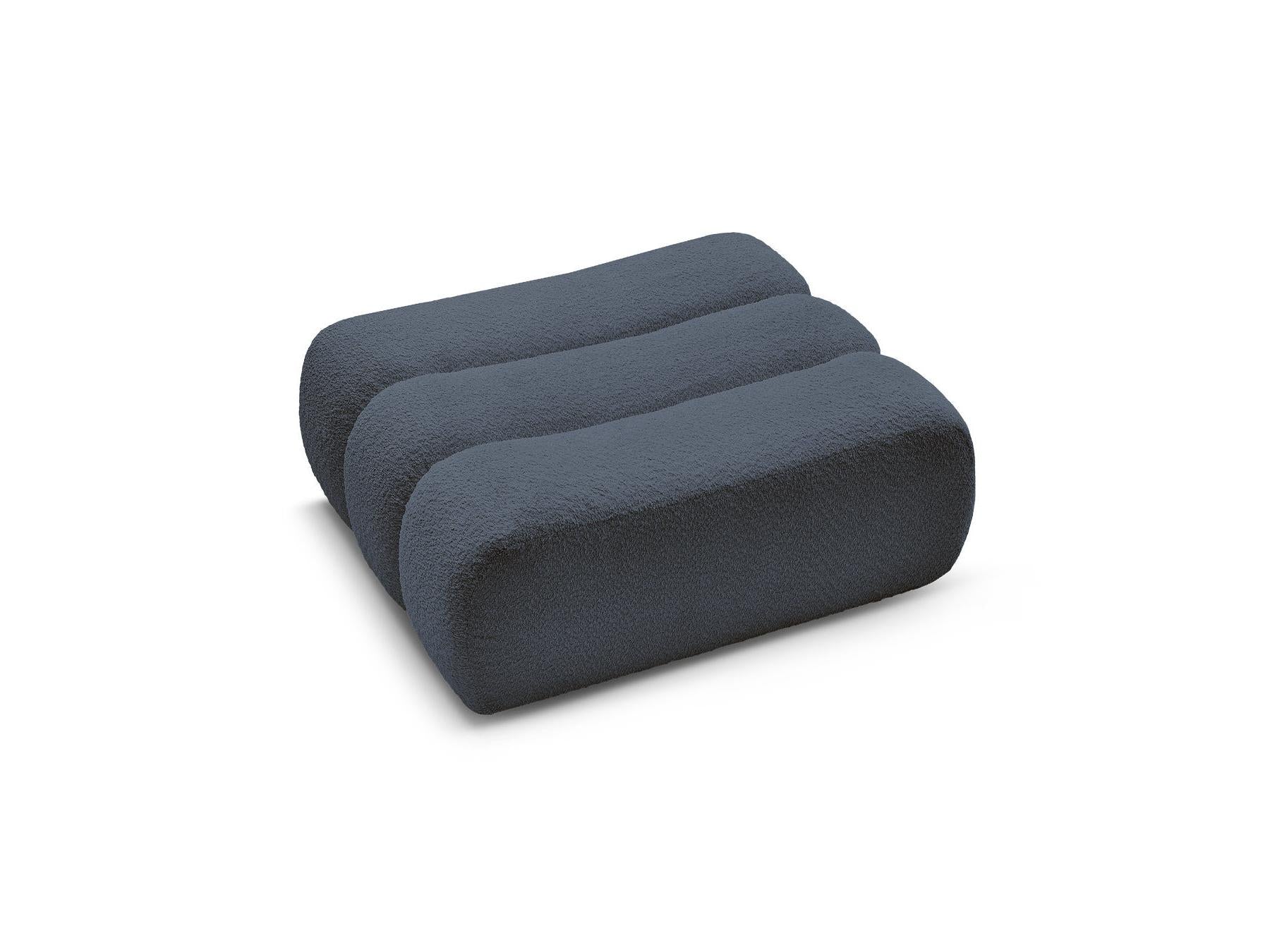 Azra - Footstool - Bouclé Fabric