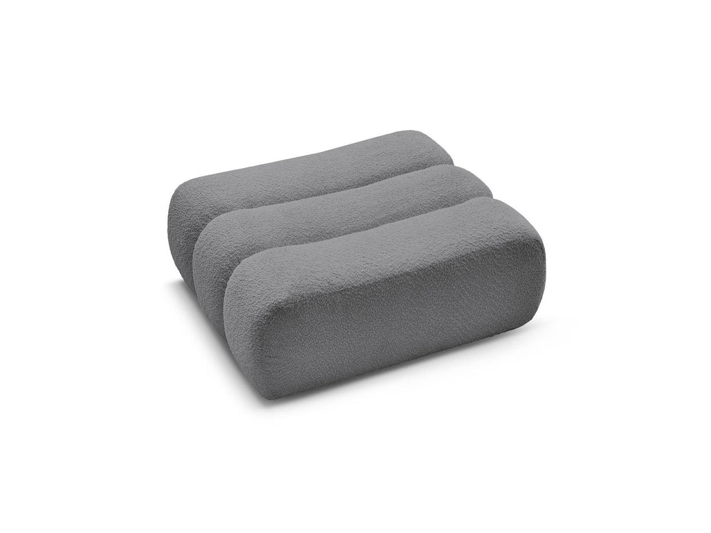 Azra - Footstool - Bouclé Fabric