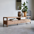 Arto - Meuble Tv - Noyer - Marron Foncé