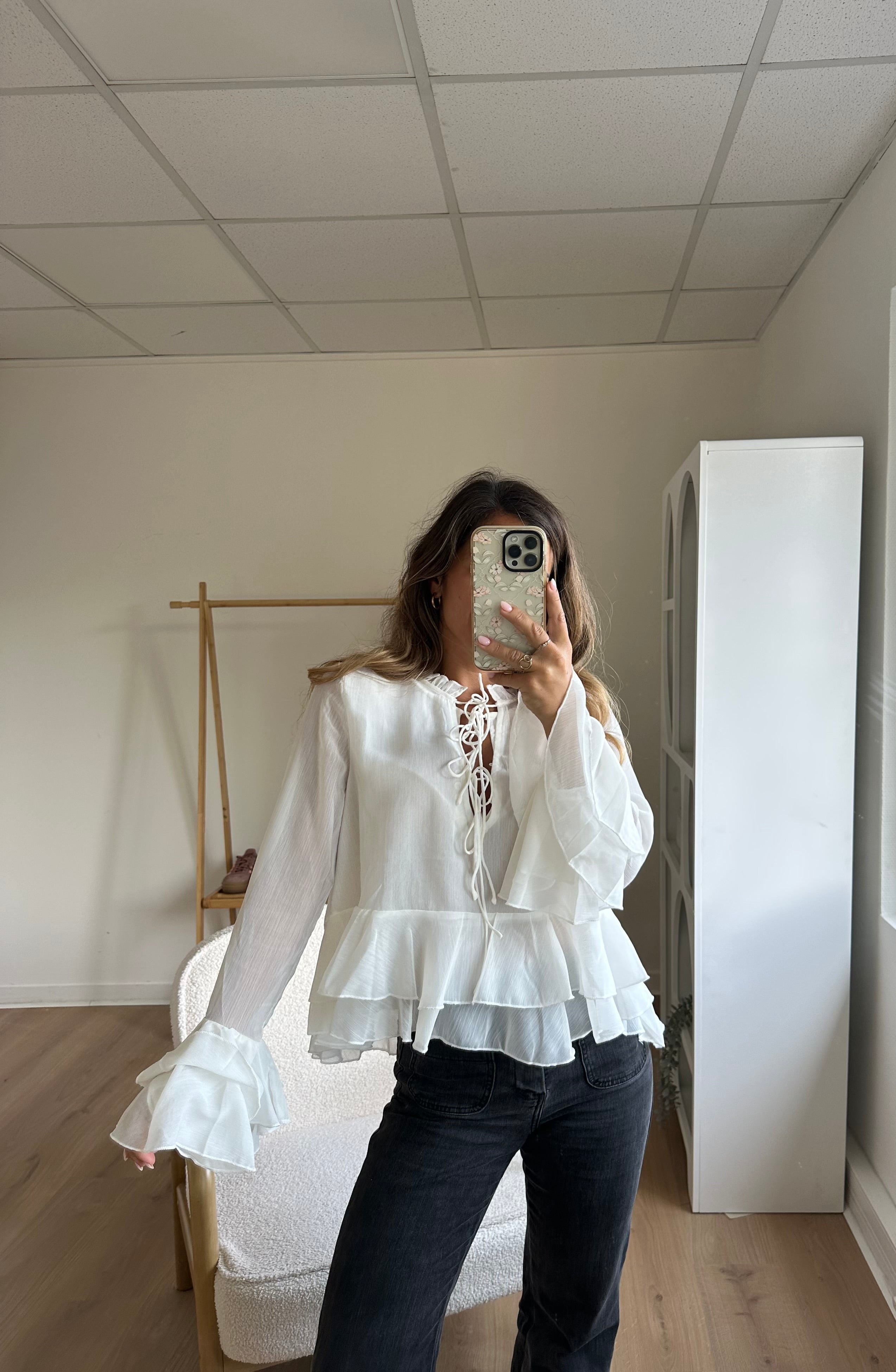 Blusa Aria cruda