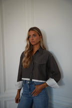 Valencia Taupe - Camisa Corta