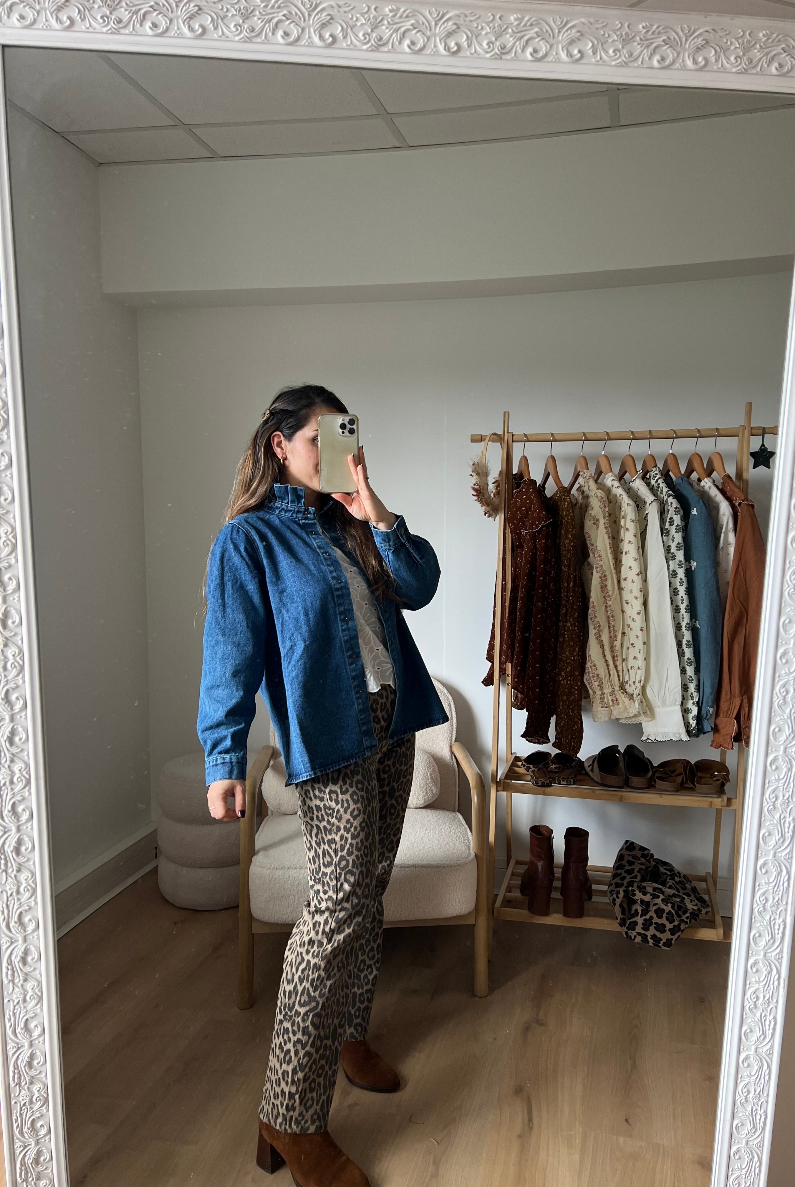 Chaqueta vaquera celeste