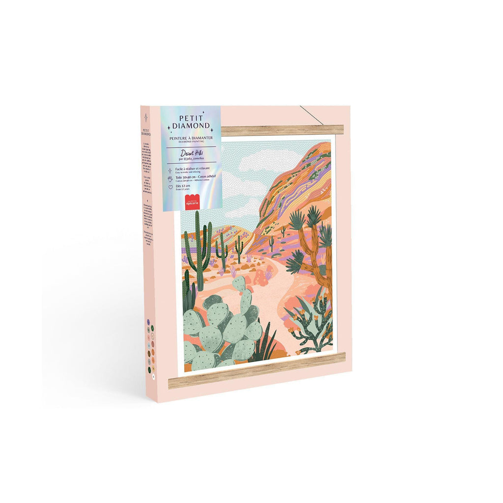 Small Diamond Box - Diamond Painting Desert Hills By Julia Cornelius