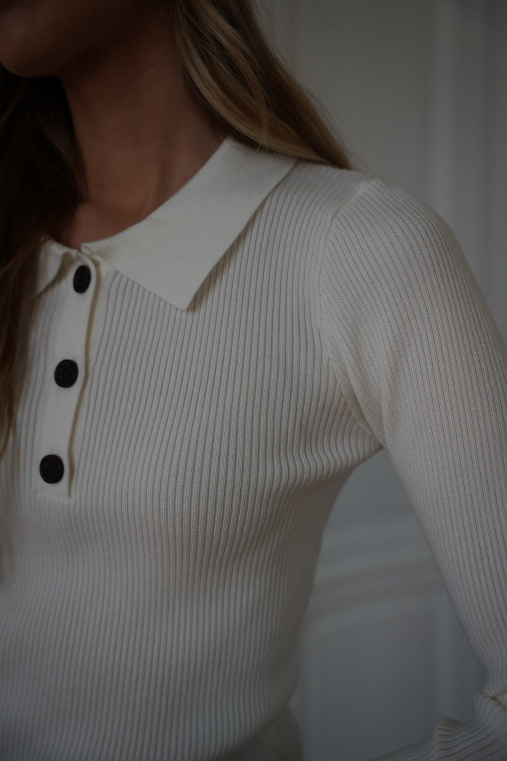 Marissa Fine Sweater - White