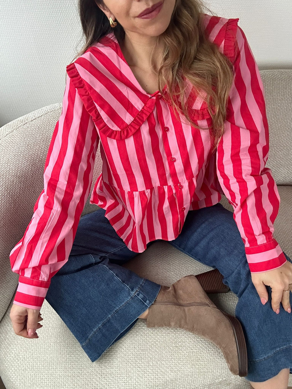 Toscana Striped Blouse