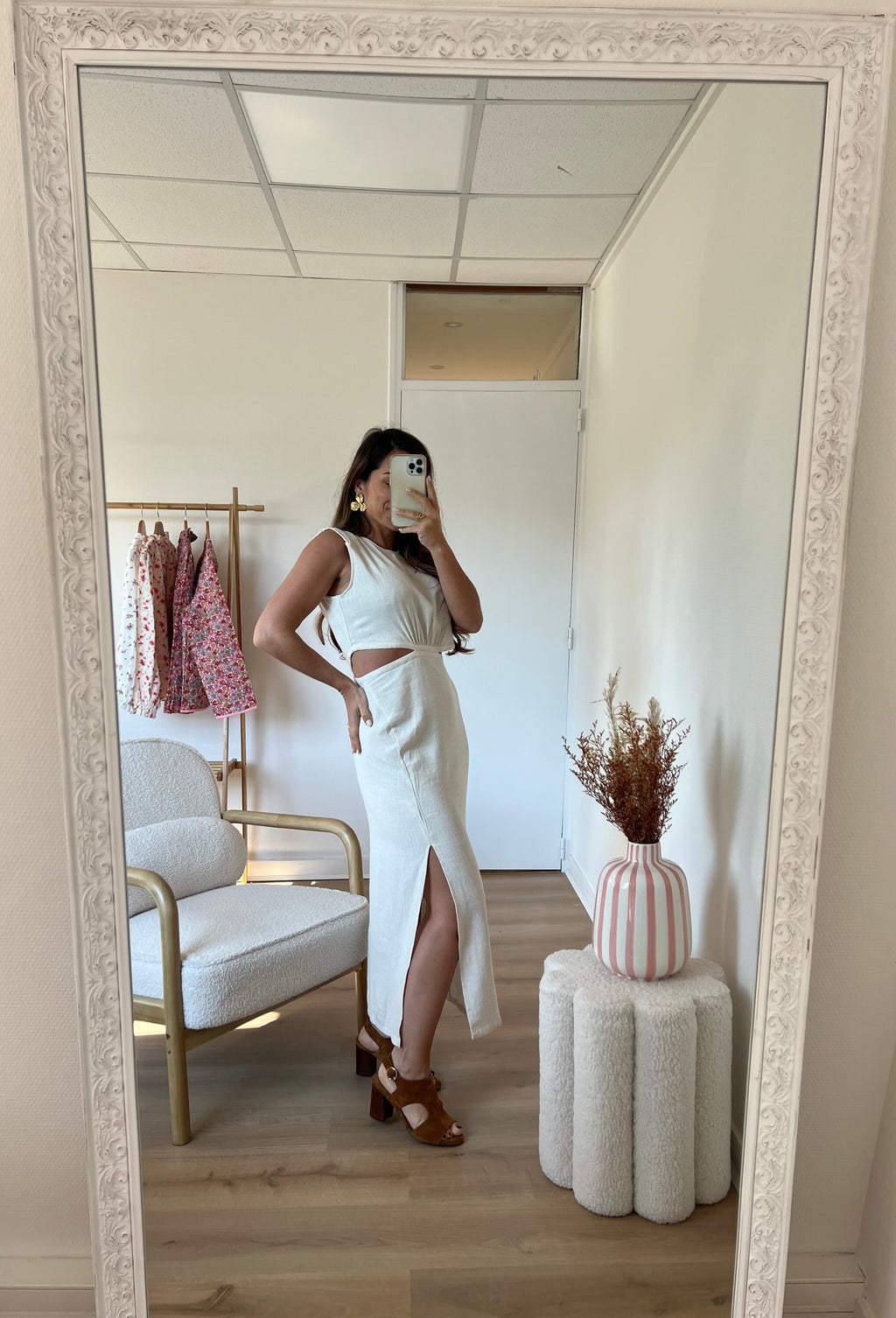 Vestido Julie Beige