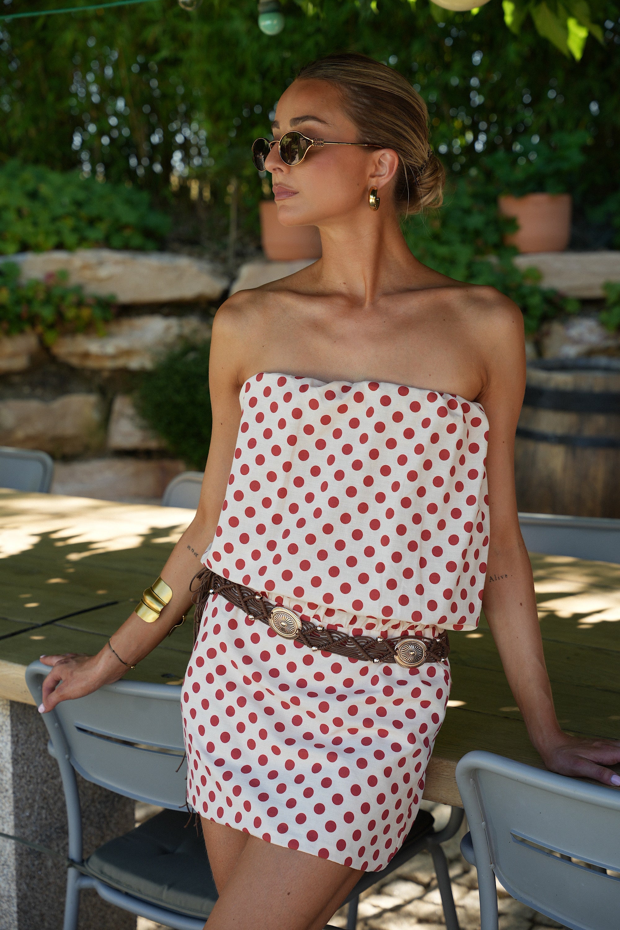 Ceinture Tissu Agata - Marron